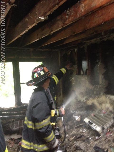 Firefighter Pellegrino Overhauling At 154 Underhill Avenue 